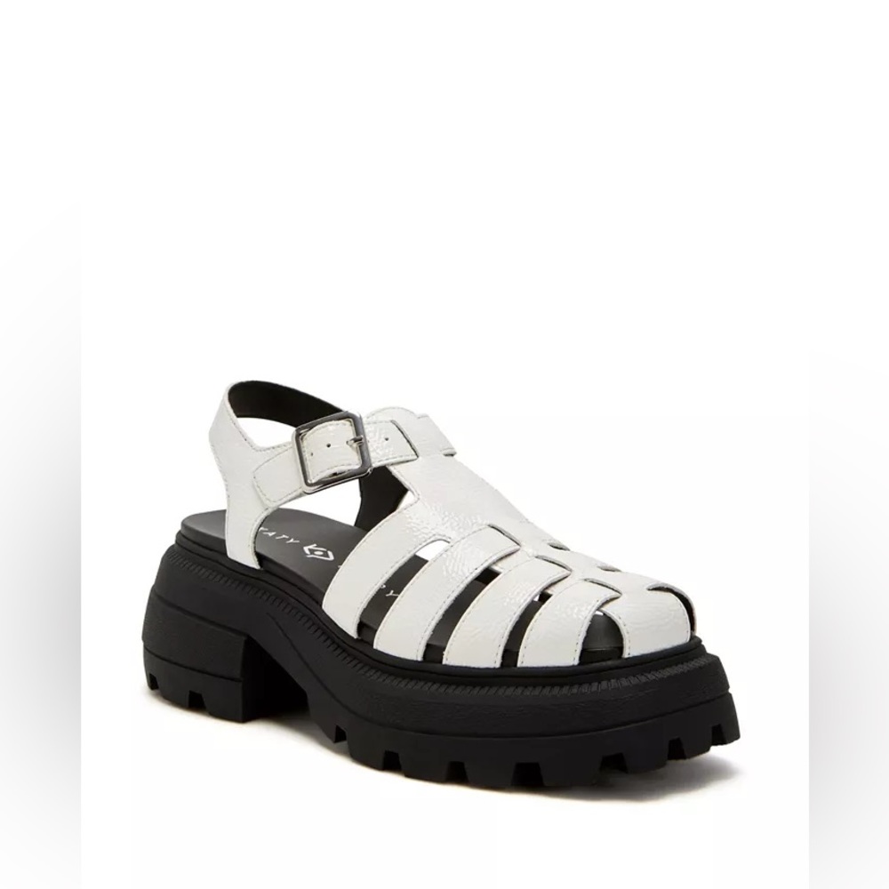 Katy Perry Women's The Geli Combat Fisherman Buckle Size 5M/35